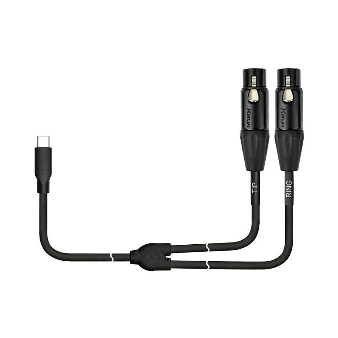Cable USB C a 2 XLR Hembra 2mts - Kirlin UY-C-391XE 2