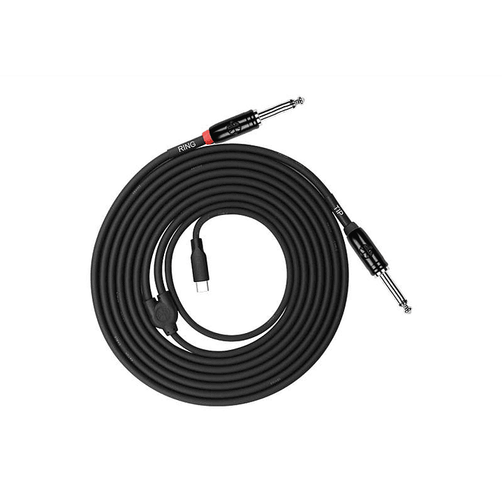 Cable USB C a 2 Plug TS - 2mts - Kirlin UY-C-392B 3