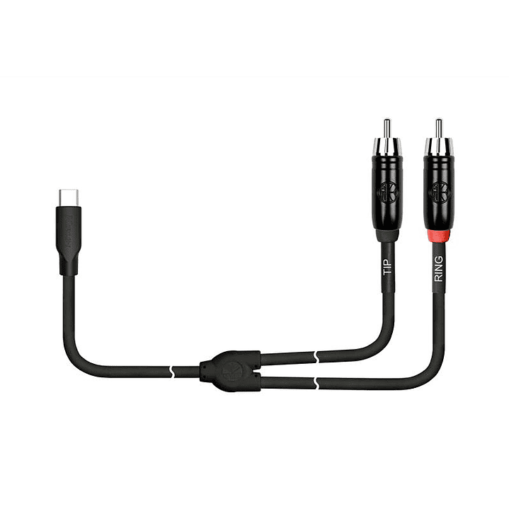 Cable USB C a 2 RCA 2mts - Kirlin UY-C-394B 2