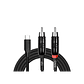 Cable USB C a 2 RCA 2mts - Kirlin UY-C-394B - Miniatura 1