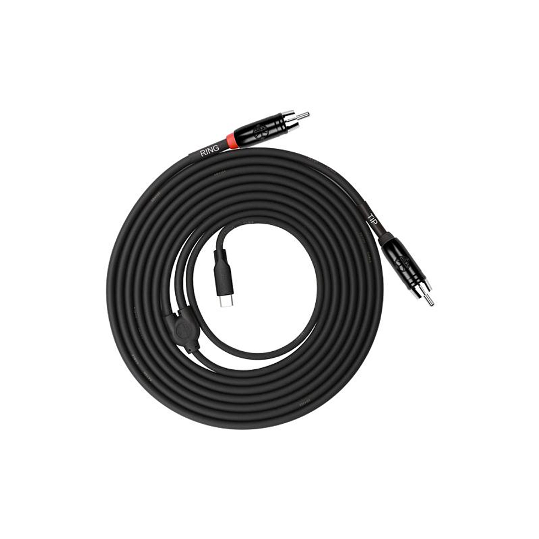 Cable USB C a 2 RCA 2mts - Kirlin UY-C-394B 3