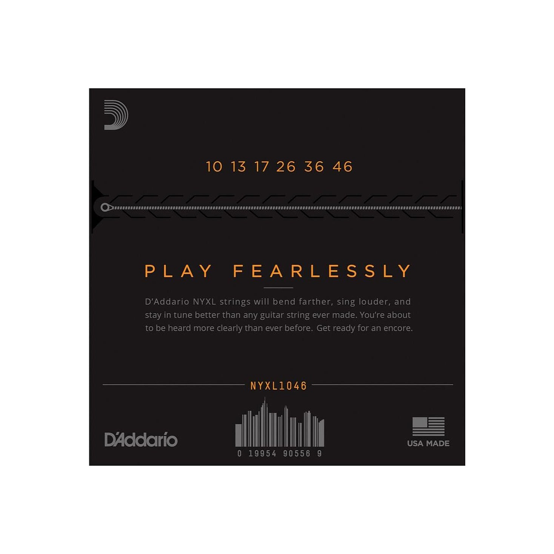 Cuerdas para Guitarra Eléctrica - D'addario NYXL 10-46 5