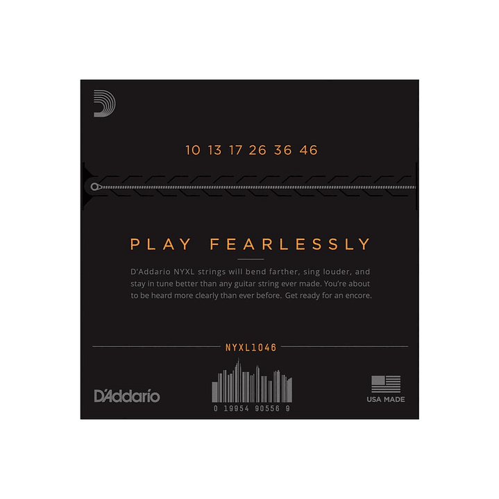 Cuerdas para Guitarra Eléctrica - D'addario NYXL 10-46 5