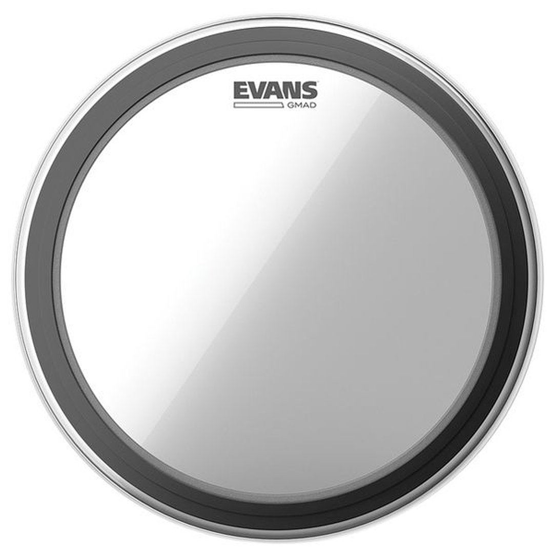 Parche De Bombo 20'' - Evans BD20GMAD - GMAD Transparente 1