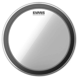 Parche De Bombo 20'' - Evans BD20GMAD - GMAD Transparente