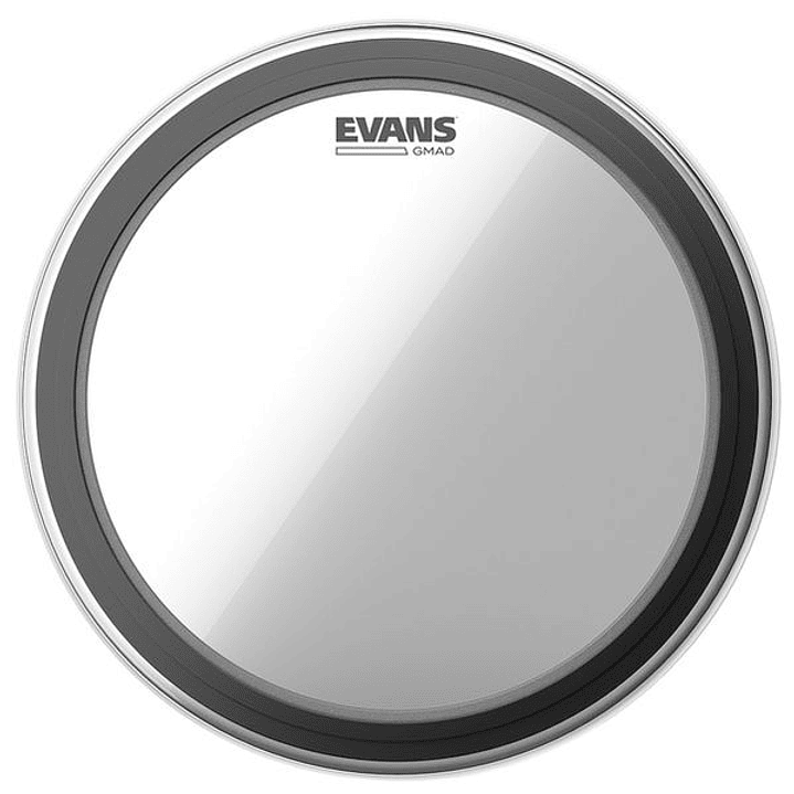 Parche De Bombo 20'' - Evans BD20GMAD - GMAD Transparente 1