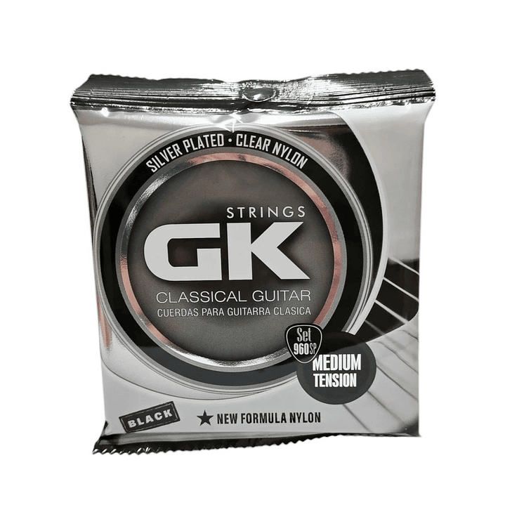 Cuerdas para Guitarra Clásica - GK 960 SPB - Nylon negro 1