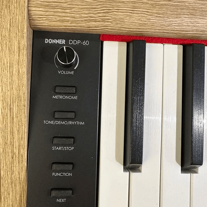 Piano Digital 88 teclas - Donner DDP-60 - Gris 4