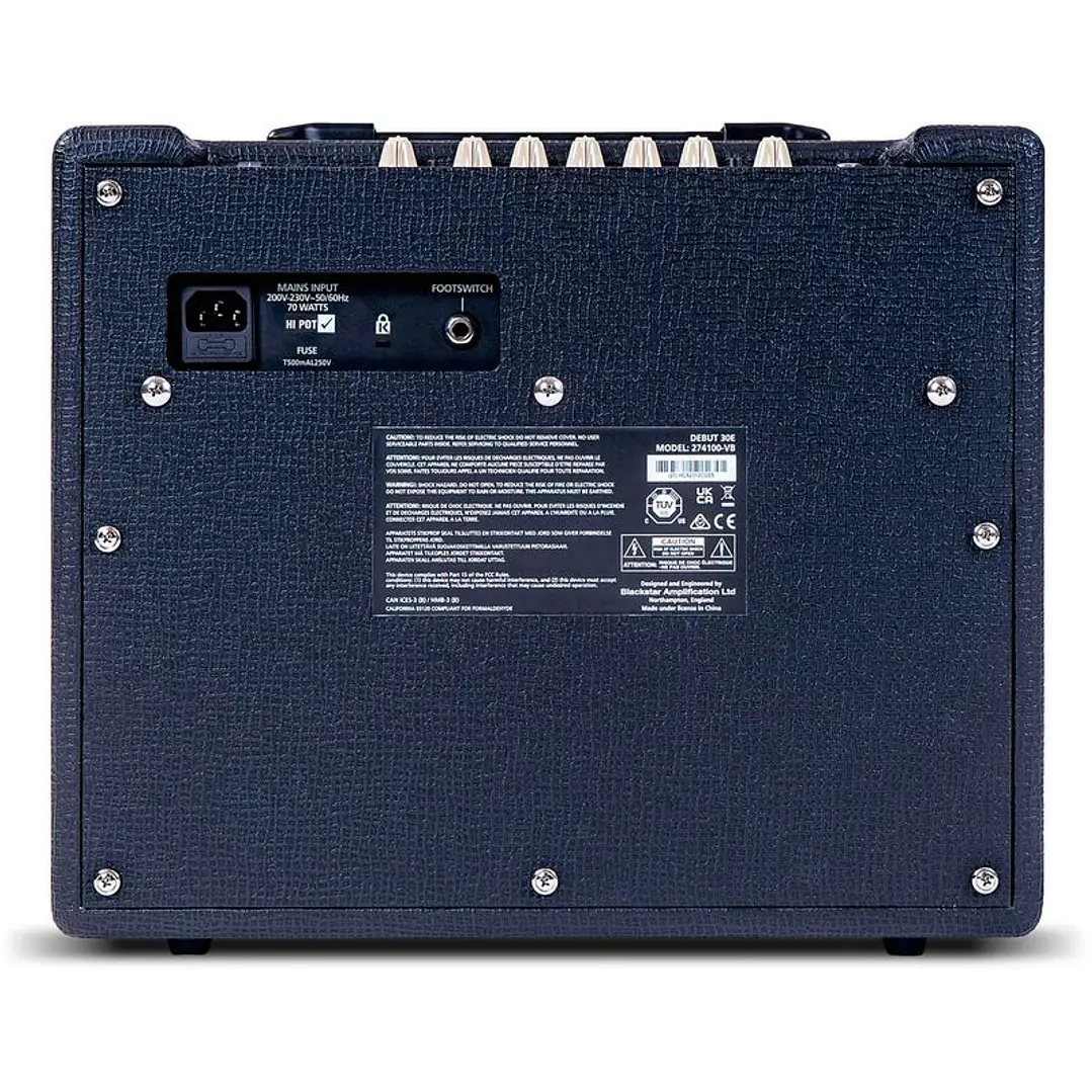 Amplificador Guitarra Eléctrica - Blackstar Debut 30E Blk 4