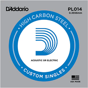 2da cuerda para G. Electrica - D'addario PL014 (pack 3 unidades)