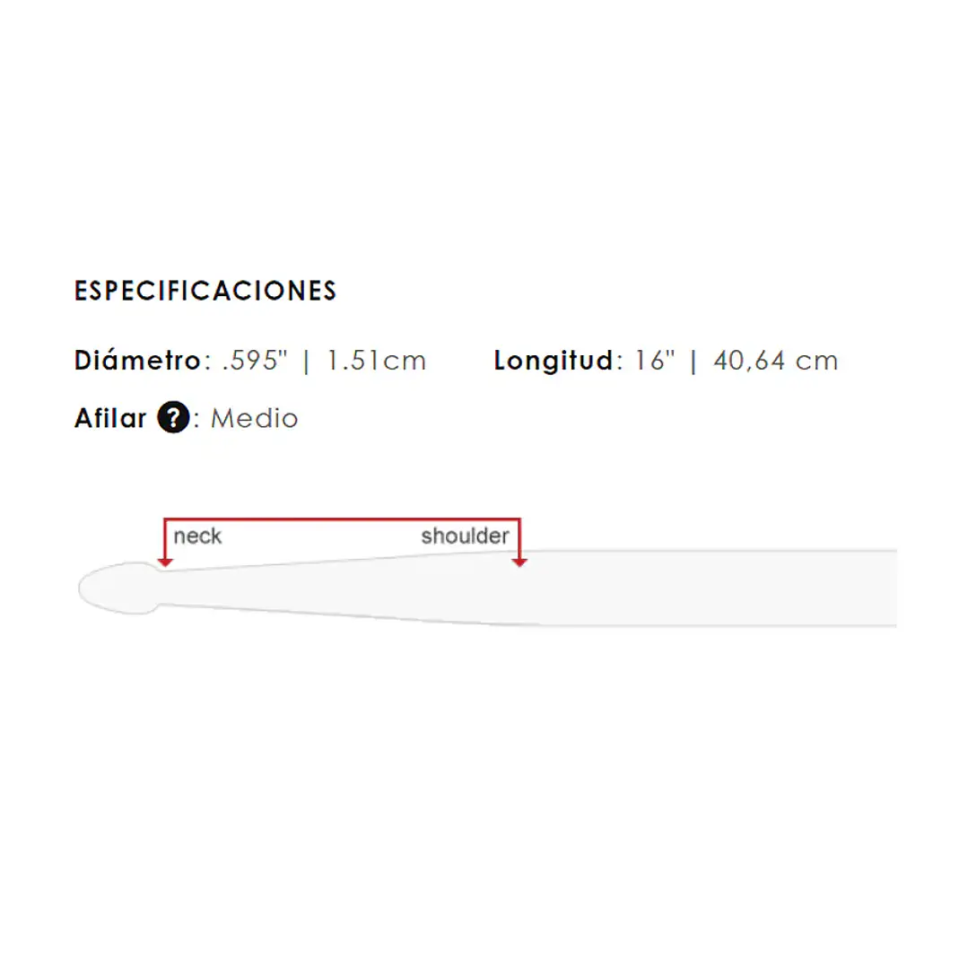 Baquetas NOVA by Vic Firth - 7A punta Madera 2
