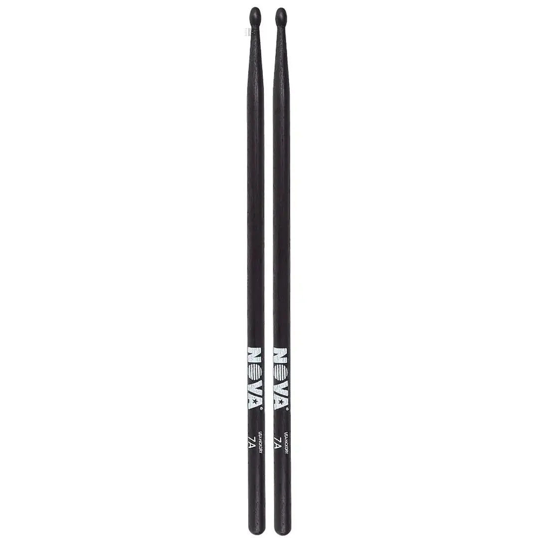 Baquetas NOVA by Vic Firth - 7A punta Madera NEGRA 1