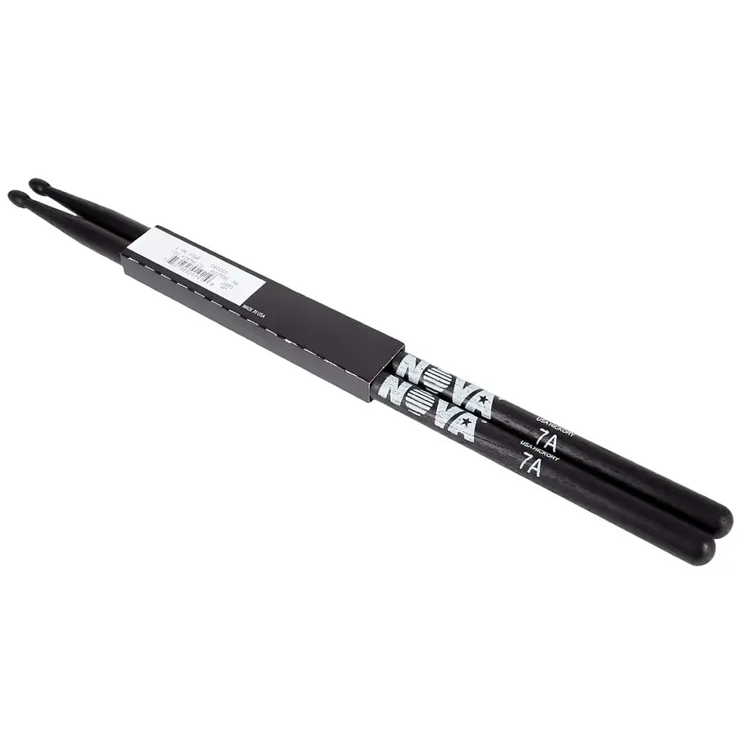 Baquetas NOVA by Vic Firth - 7A punta Madera NEGRA 3