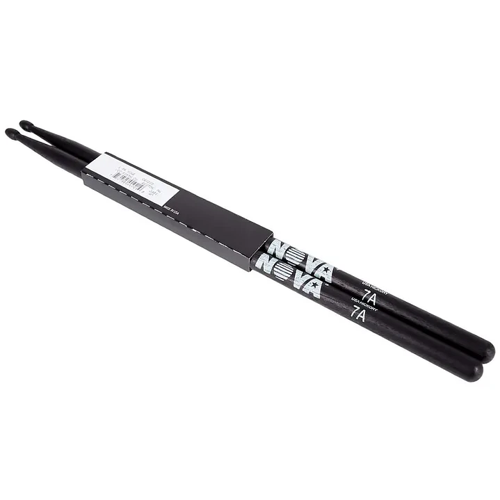 Baquetas NOVA by Vic Firth - 7A punta Madera NEGRA 3