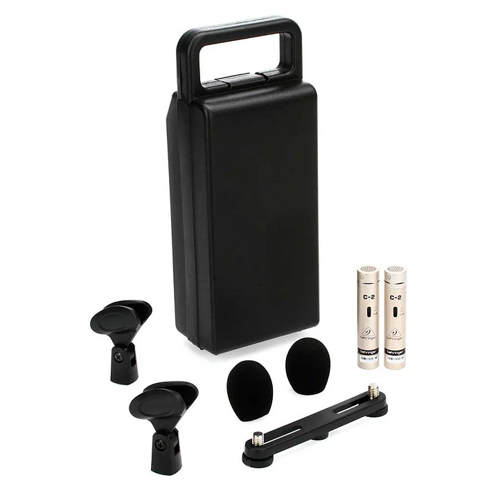 Par de Micrófonos Condensadores - Behringer C-2 3