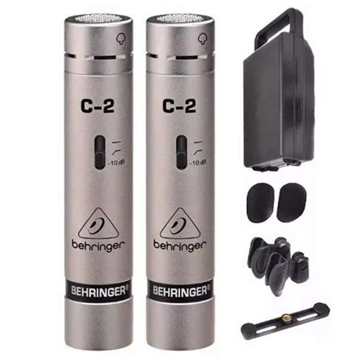 Par de Micrófonos Condensadores - Behringer C-2 5