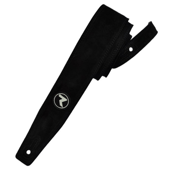 Correa para guitarra/bajo 2" - Raven Straps Vintage Suede BK