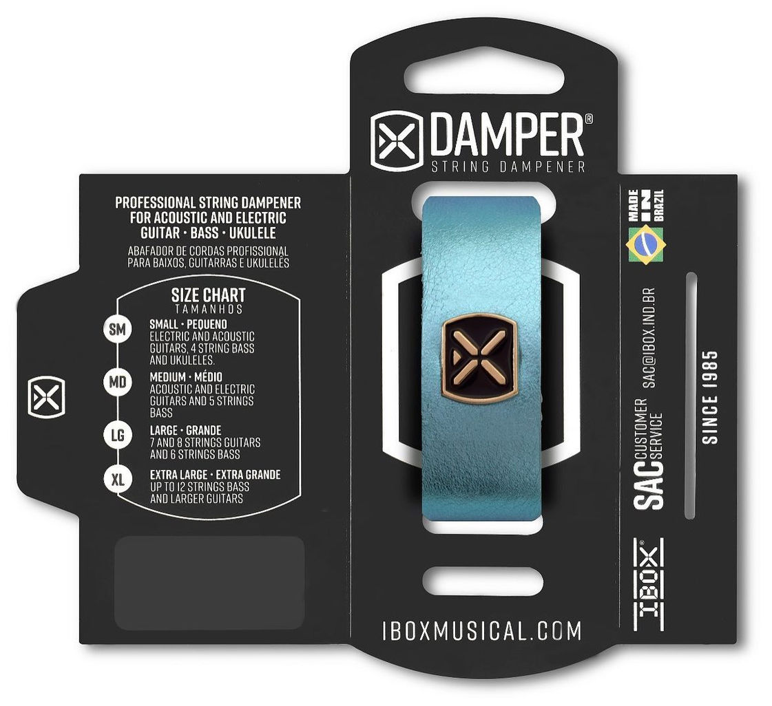 Fretwrap Damper Cuero - Light Blue