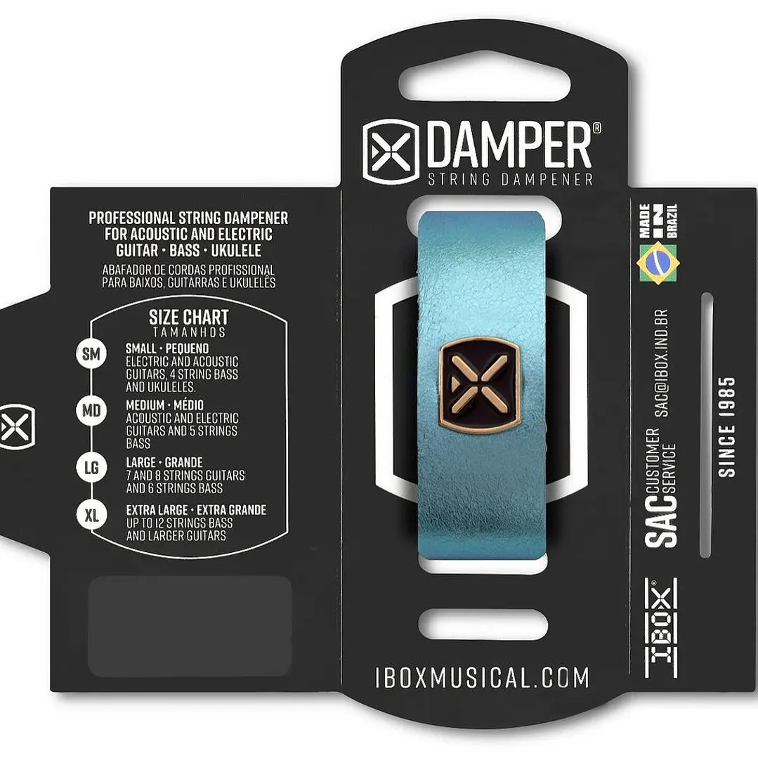 Fretwrap Damper Cuero - Light Blue 1