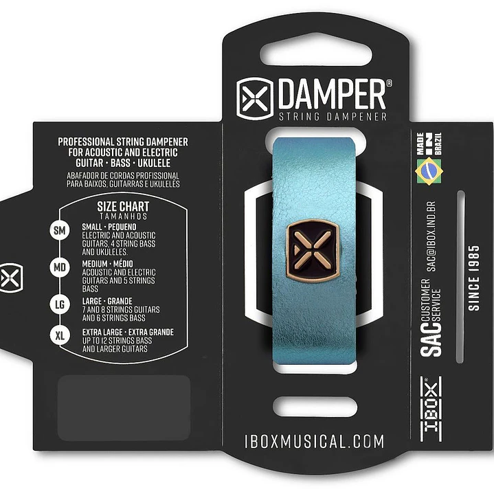 Fretwrap Damper Cuero - Light Blue 1