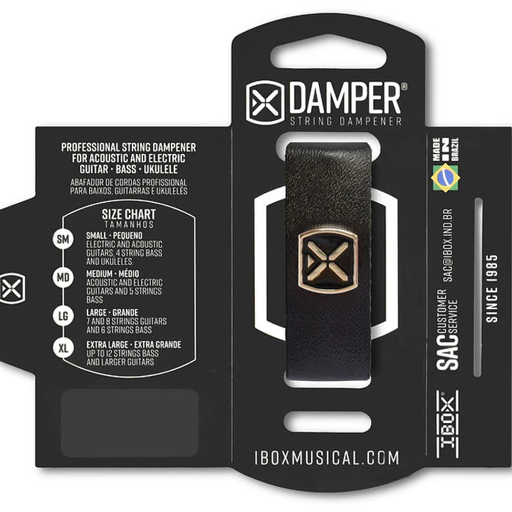 Fretwrap Damper Cuero - Black 1