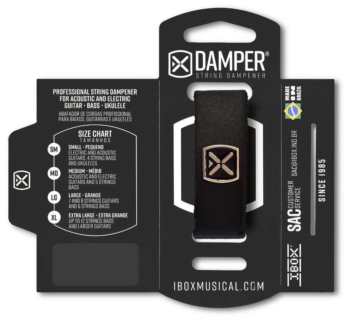 Fretwrap Damper Poliéster - Black