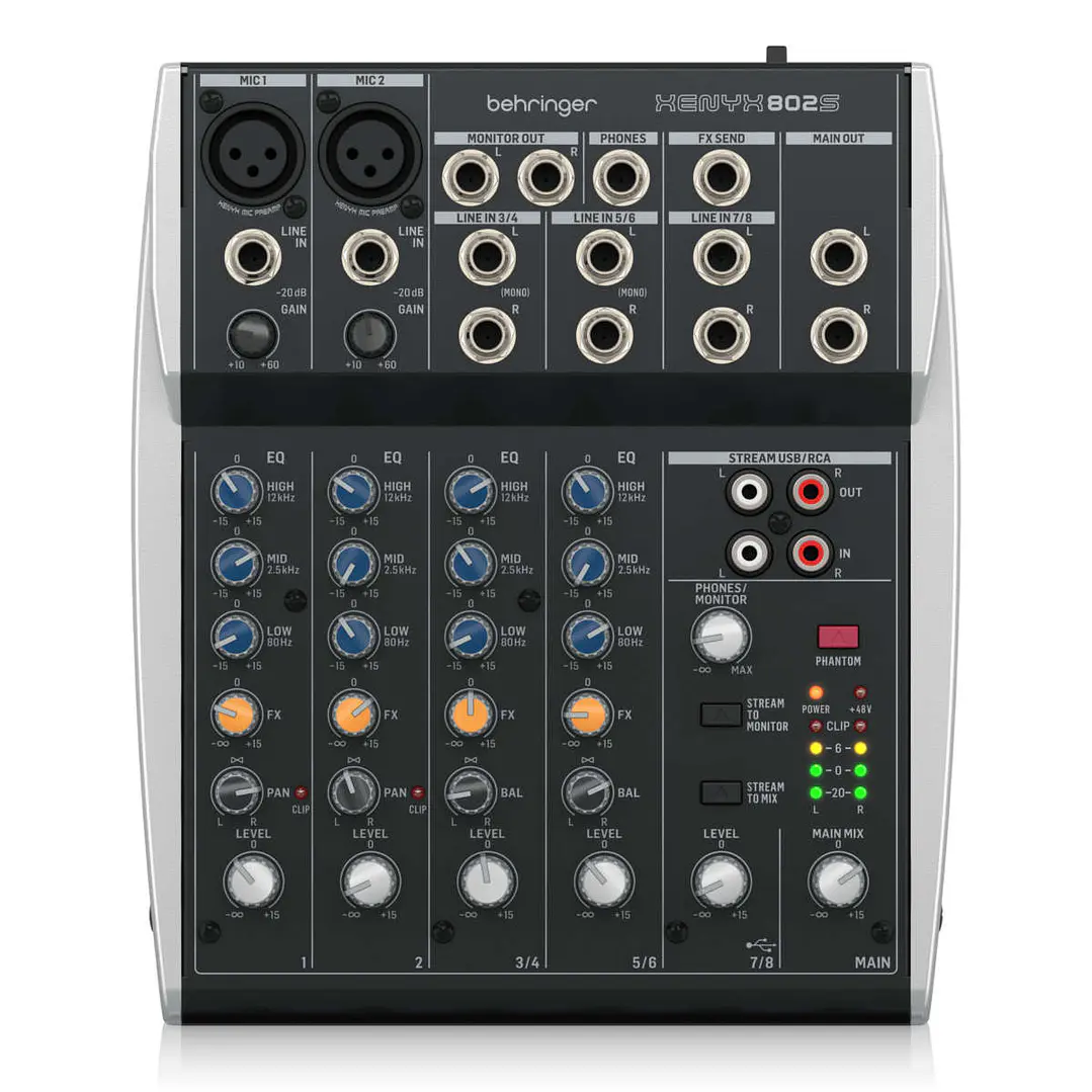 Consola Análoga - Behringer Xenyx 802S usb 2