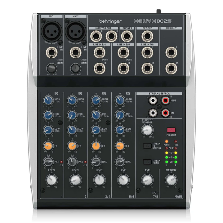 Consola Análoga - Behringer Xenyx 802S usb 2