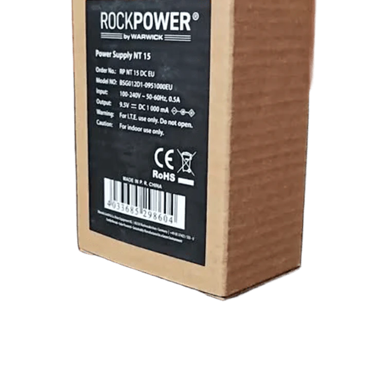 Transformador para teclado 9,5V - Rockpower RP NT 15 1