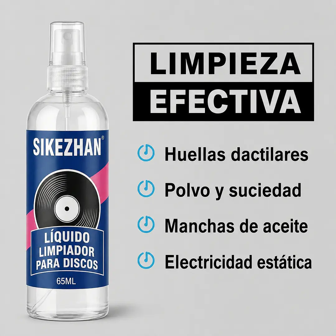 Kit de limpieza de vinilos - Sikezhan 3
