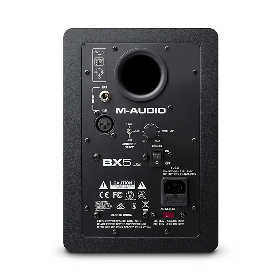 Monitor de Estudio - M-audio BX5 d3 - Unidad 3