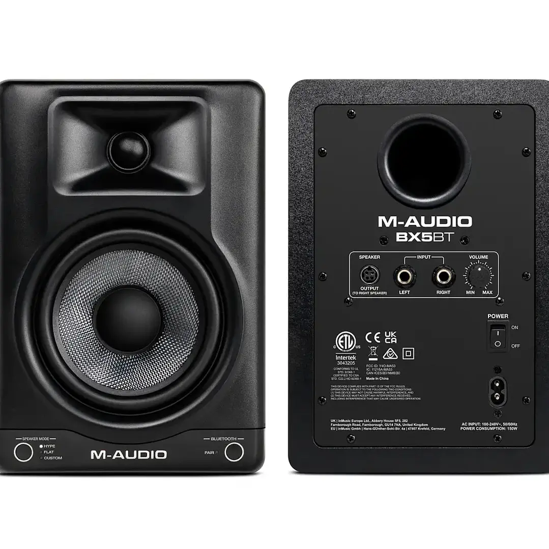 Par Monitores de Estudio - M-audio BX5 BT 1