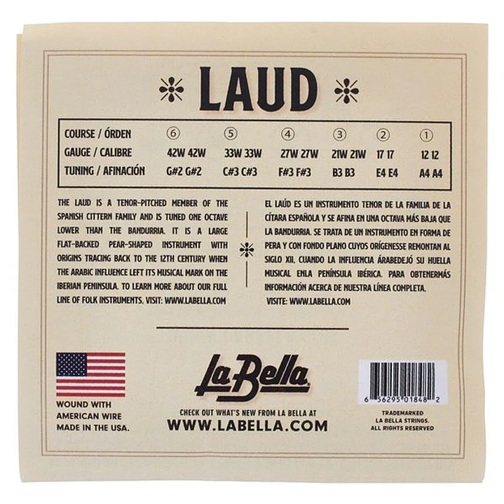 Cuerdas Laud - La Bella ML450 3