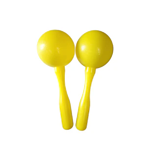 Maracas Plásticas - RMX KS-020 (Amarillas)