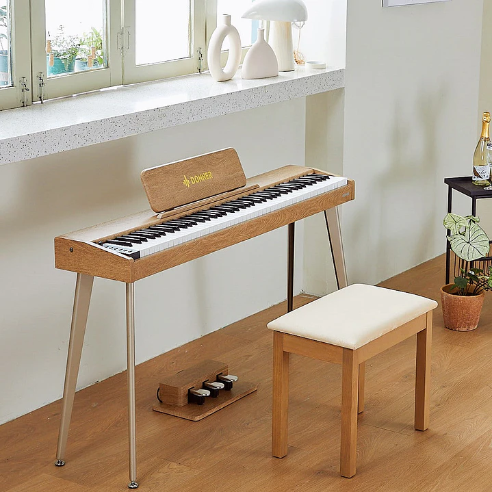 Piano Digital 88 teclas - Donner DDP-60 - Natural 5