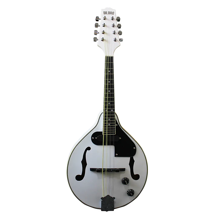 Mandolina Electroacústica 8 cuerdas - Bilbao Blanca M30T-WH 1