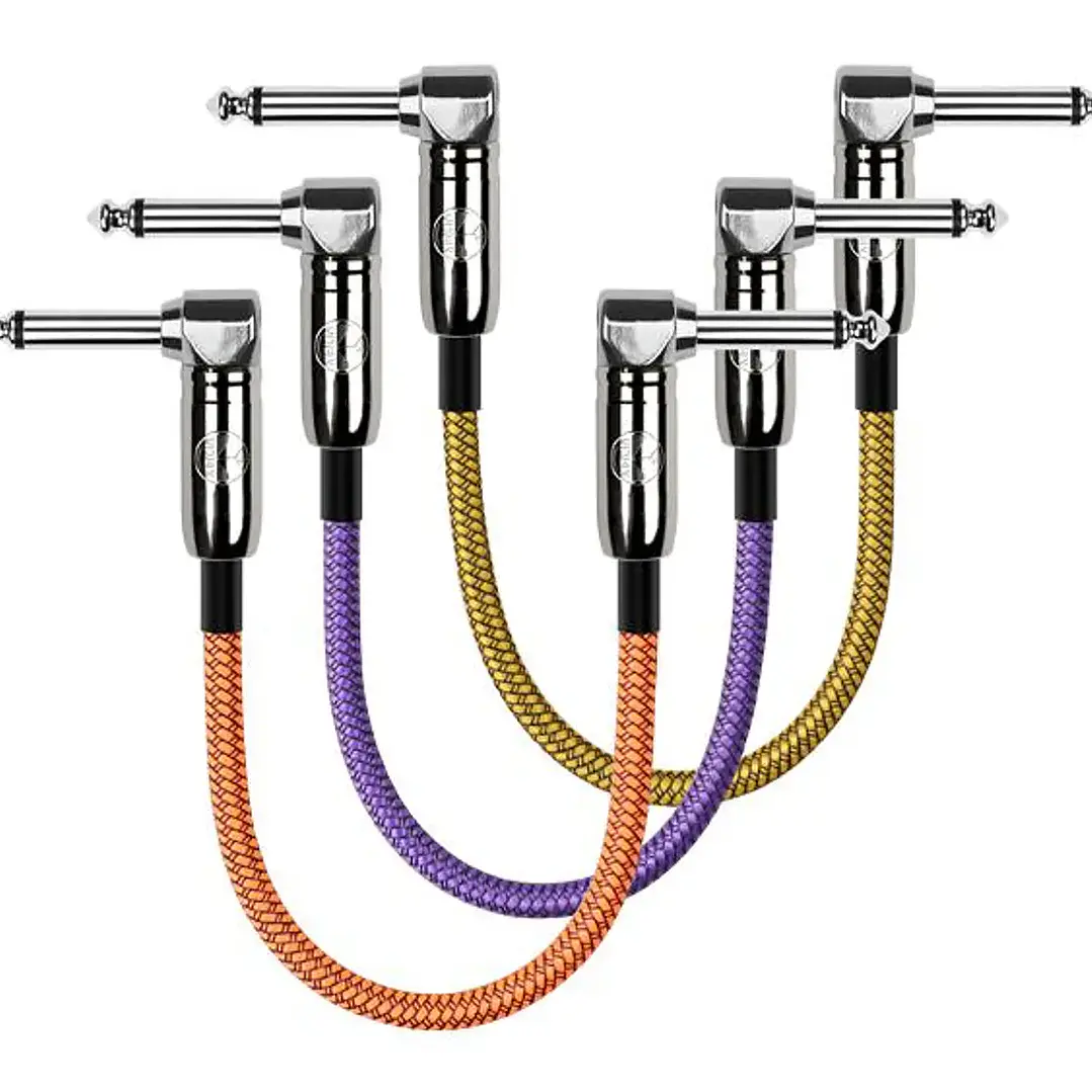 Cables para pedales - Kirlin IWC3B-203PN-0,3m (pack 3) 2