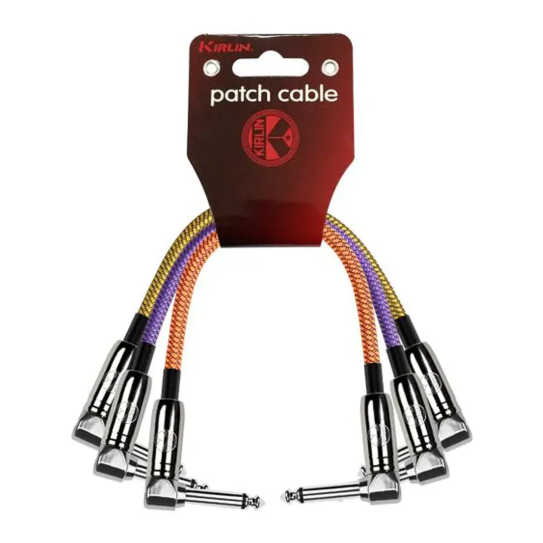 Cables para pedales - Kirlin IWC3B-203PN-0,3m (pack 3) 1