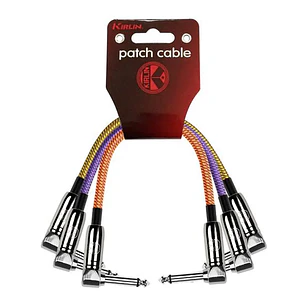 Cables para pedales - Kirlin IWC3B-203PN-0,3m (pack 3)