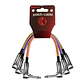 Cables para pedales - Kirlin IWC3B-203PN-0,3m (pack 3) - Miniatura 1