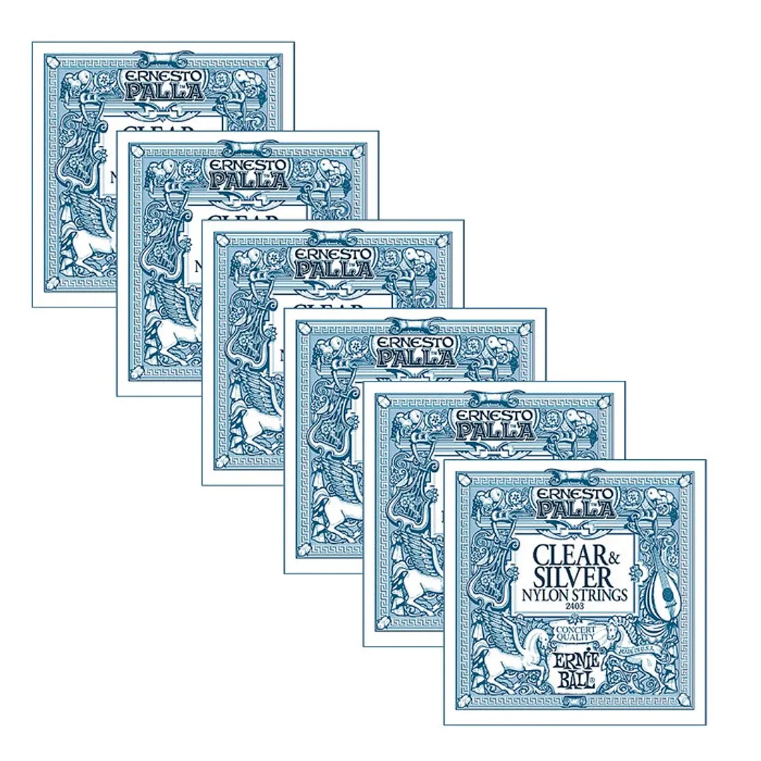 Cuerdas Guitarra Clásica - Ernie Ball Clean&silver - Ernesto palla 2403 2