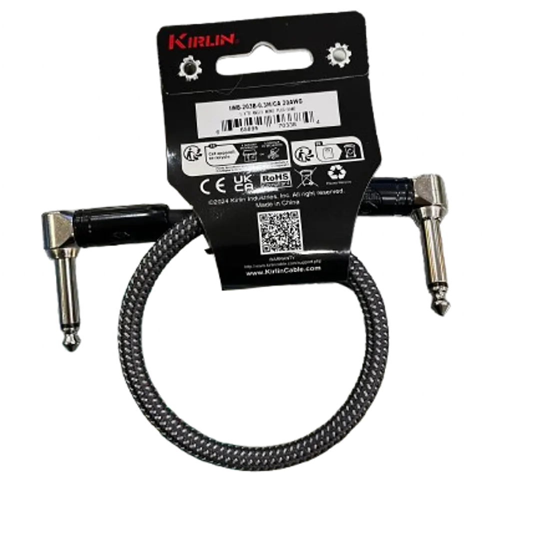 Cable para Pedales - Kirlin IWB-203BC-0.3m - Angulado 3