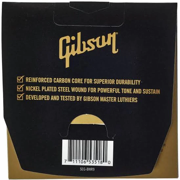 Cuerdas para Guitarra Eléctrica - Gibson SEG-BWR9 - 09-42 2