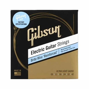 Cuerdas para Guitarra Eléctrica - Gibson SEG-BWR9 - 09-42