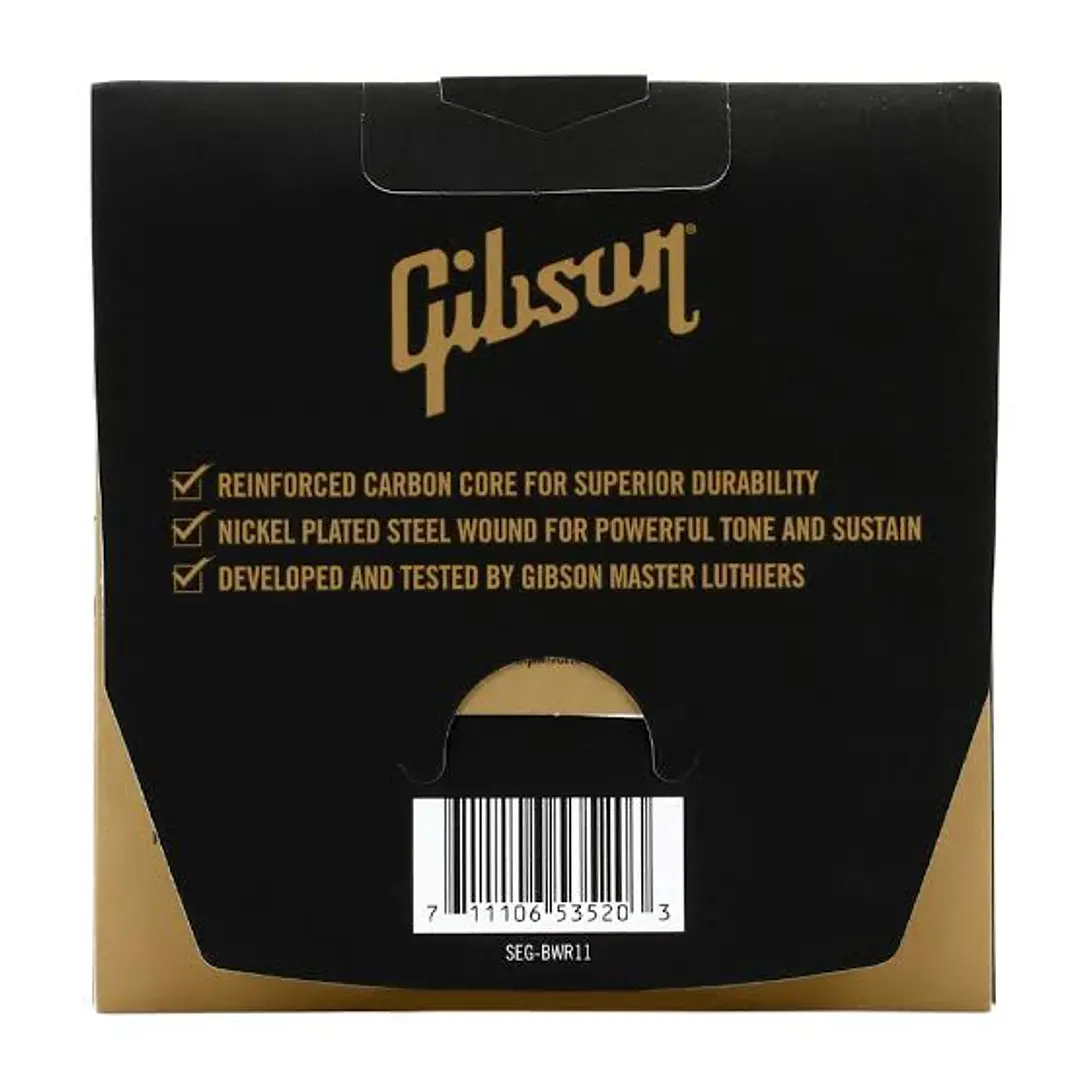Cuerdas para Guitarra Eléctrica - Gibson SEG-BWR11 - 11-50 2