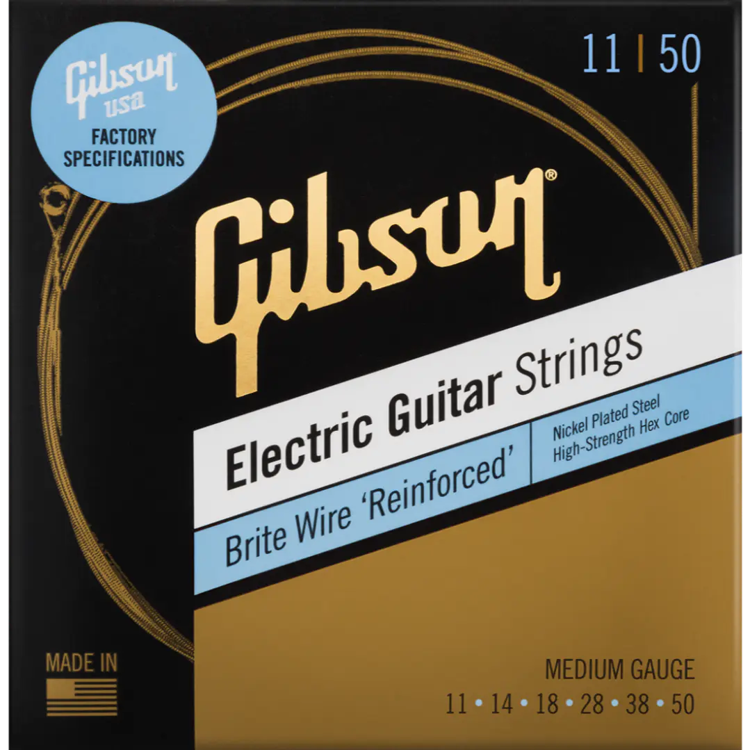 Cuerdas para Guitarra Eléctrica - Gibson SEG-BWR11 - 11-50 1