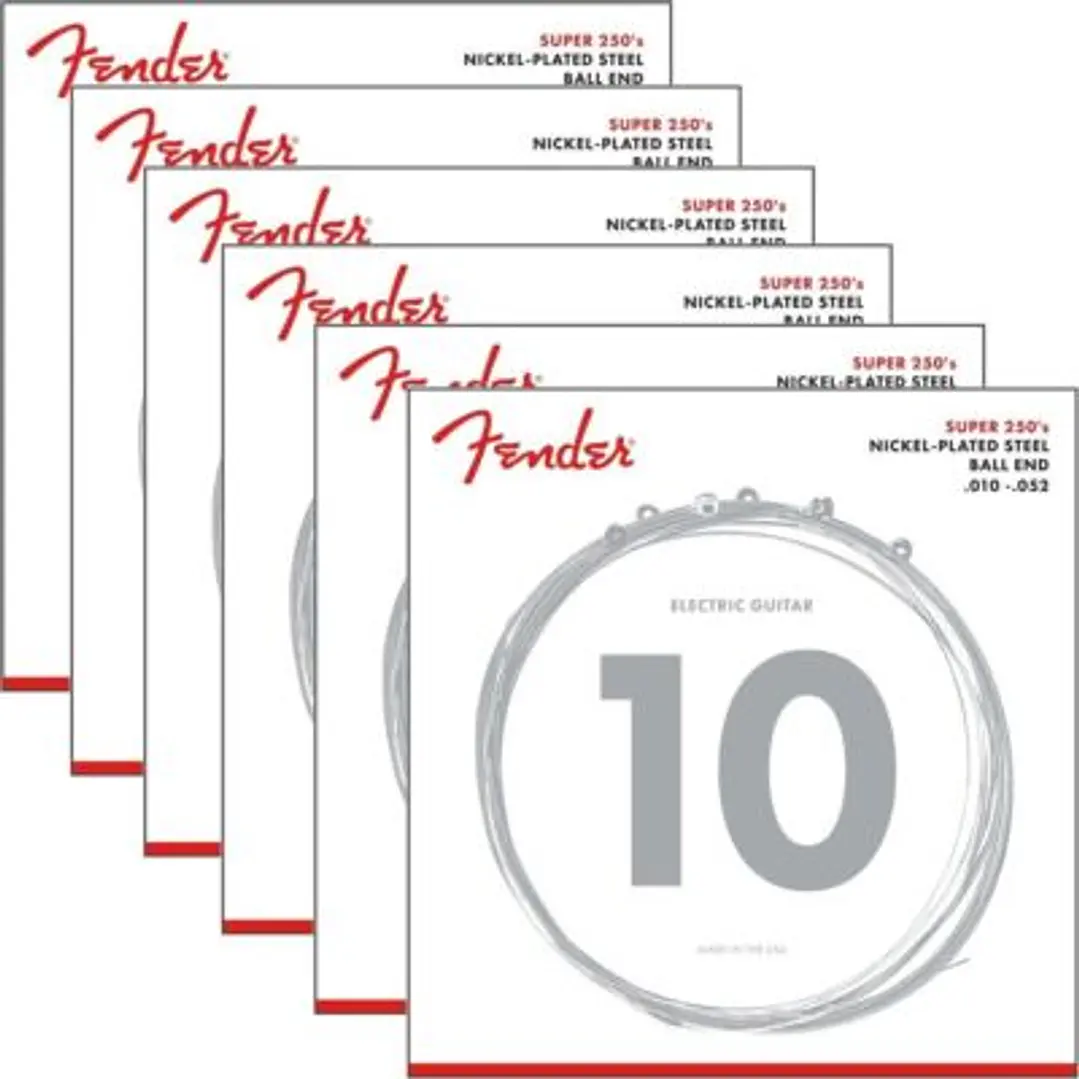 Cuerdas para Guitarra Eléctrica - Fender Super 250´s - 10-52 2