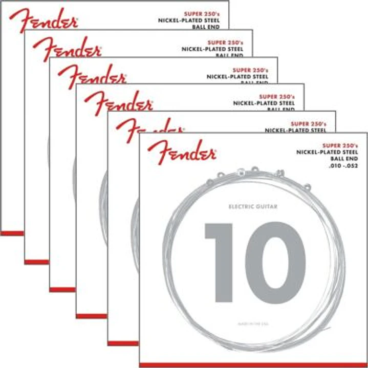 Cuerdas para Guitarra Eléctrica - Fender Super 250´s - 10-52 2