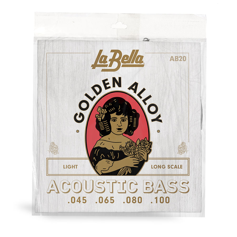 Cuerdas para Bajo Acustico - La Bella AB10 40-95