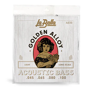 Cuerdas para Bajo Acustico - La Bella AB10 40-95